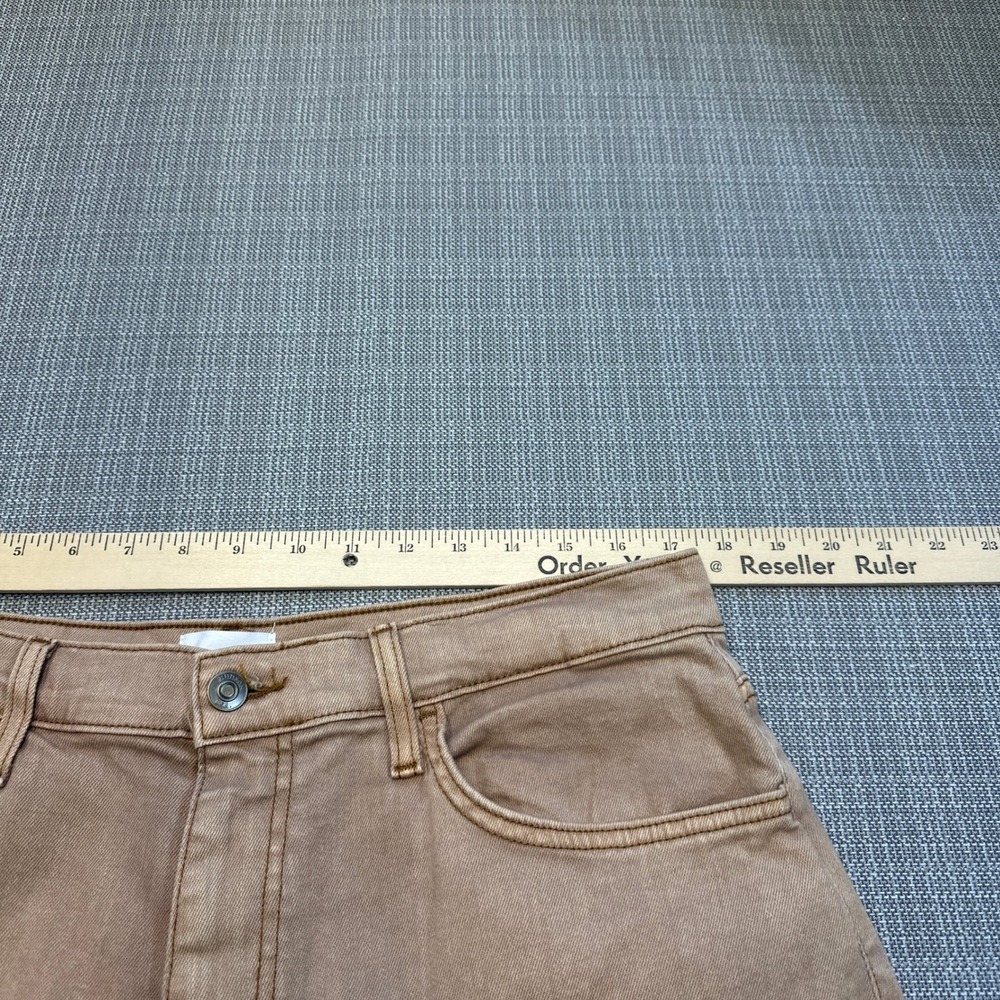 Hudson Jolene Wide Leg High Rise Jeans Pants size 31 Vintage Khaki Tan - Picture 8 of 12